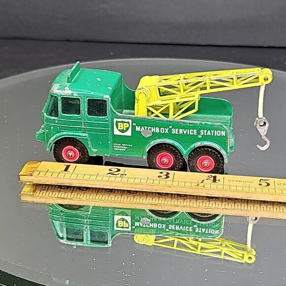 Matchbox '60s K-12-A2 King Size Heavy Wrecker Tow Truck Vintage Diecast No 12 UK - Picture 8 of 9
